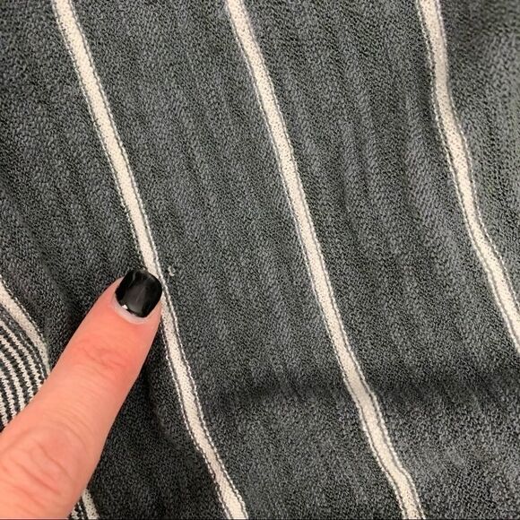 Loft cold shoulder striped sweater - Picture 8 of 9